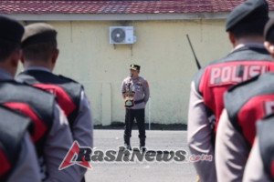 Polres Karangasem Gelar Apel Kesiapan Penanggulangan Bencana