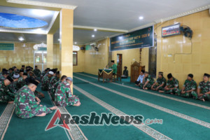 Mewujudkan Personel TNI AD Yang Religius, Kodim 0309/Solok Gelar Peringatan Maulid Nabi Muhammad SAW 1447 H/2025 M