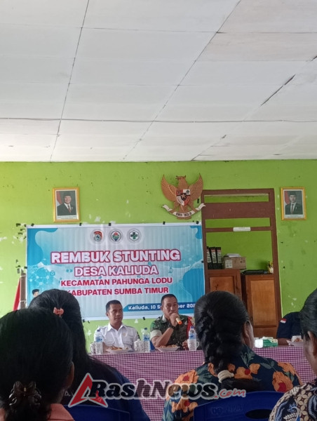 Serka Daniel Umbu Ndawa  Dorong Aksi Nyata Cegah Stunting Lewat Rembuk Bersama