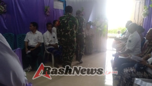 Pgs Danramil Naikliu Bersama Anggota Hadiri Ibadah Pemakaman