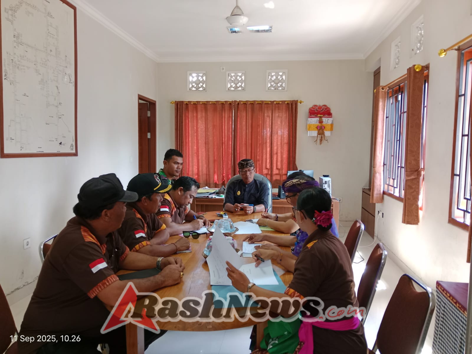 Optimalkan Hanpangan Wilayah, Kopda Gede Raka Hadiri Monev Hanpangan