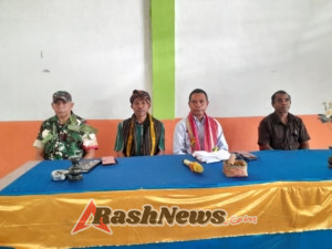 Sinergi TNI dan Pemerintah, Babinsa Hadiri Penyambutan Camat Baru di Subun Tualele