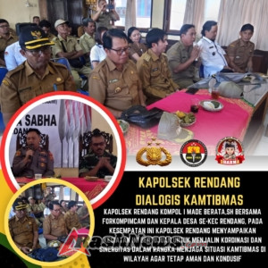 Polsek Rendang Melaksanakan Rapat Lintas Sektoral Guna Antisipasi Gangguan Kamtibmas