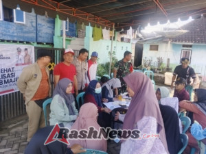 Wujud Kepedulian Kesehatan, Babinsa Desa Moteng Dampingi Sosialisasi Kartu KSB Maju dan Senam Sehat