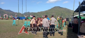 Dukung Kegiatan Kepemudaan, Babinsa Koramil 1628 Hadiri Jambore Pramuka Ranting Brang Ene