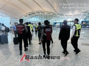 Patroli Gabungan di Terminal Internasional, Polres Bandara Pastikan Rasa Aman bagi Penumpang
