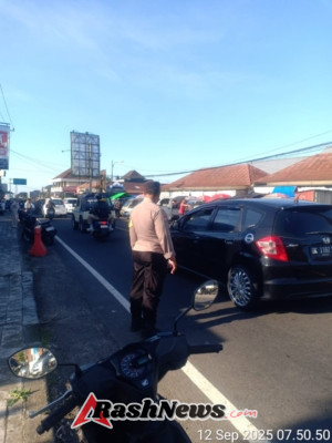 Polsek Baturiti Gelar Strong Point Pastikan Keamanan di Titik Rawan