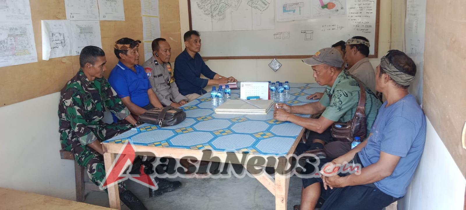 Danramil 1616-07/Payangan Hadiri Mediasi Pihak JW Mariot Resort N SPA dan Subak Tinjak Kayu