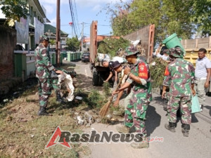 Ribuan Peserta Padati Aksi Karya Bhakti Bersama Kodim 1608/Bima