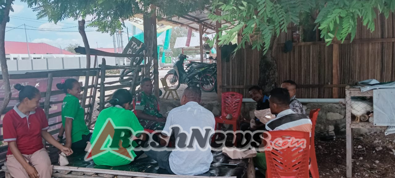 Sertu Manuel Alves Tanamkan Nilai Kebersamaan Lewat Komsos Matabesi