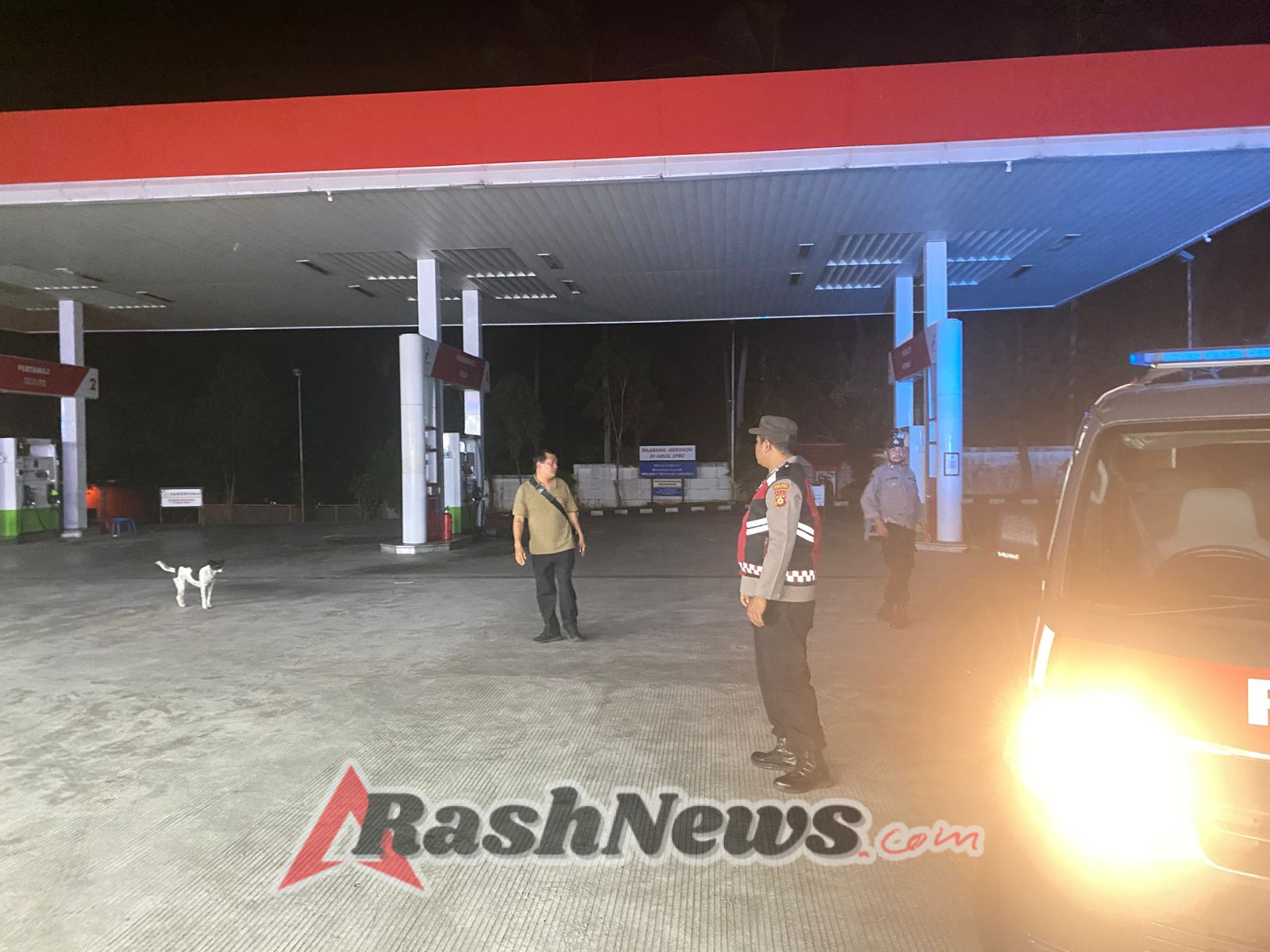 Guna Cegah Gangguan Kamtibmas Polsek Bebandem Gelar Blue Light Patrol demi Terjaganya Harkamtibmas Agar Situasi Aman Kondusip