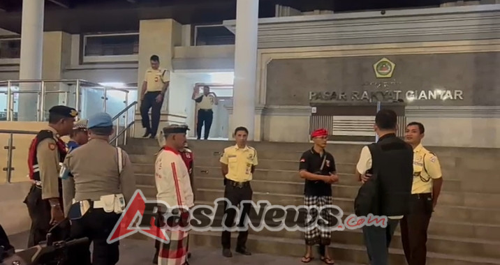 ​Polsek Gianyar Gelar Patroli Gabungan, Pastikan Keamanan Objek Vital