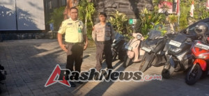 Sat Pamobvit Polres Gianyar Laksanakan Pengamanan Obyek Vital Perbankan di Bank BPD Bali Cabang Gianyar