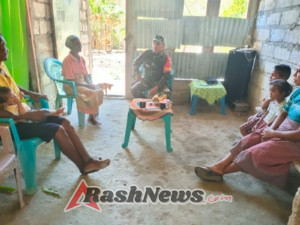 Melalui Komsos, Babinsa Korami 1621-01/Kota So’e Ajak Warga Selalu Jaga Kesehatan