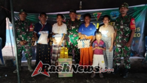 Respons Cepat Dandim 1625/Ngada Bantuan Sosial Disalurkan untuk Korban Banjir di Sawu