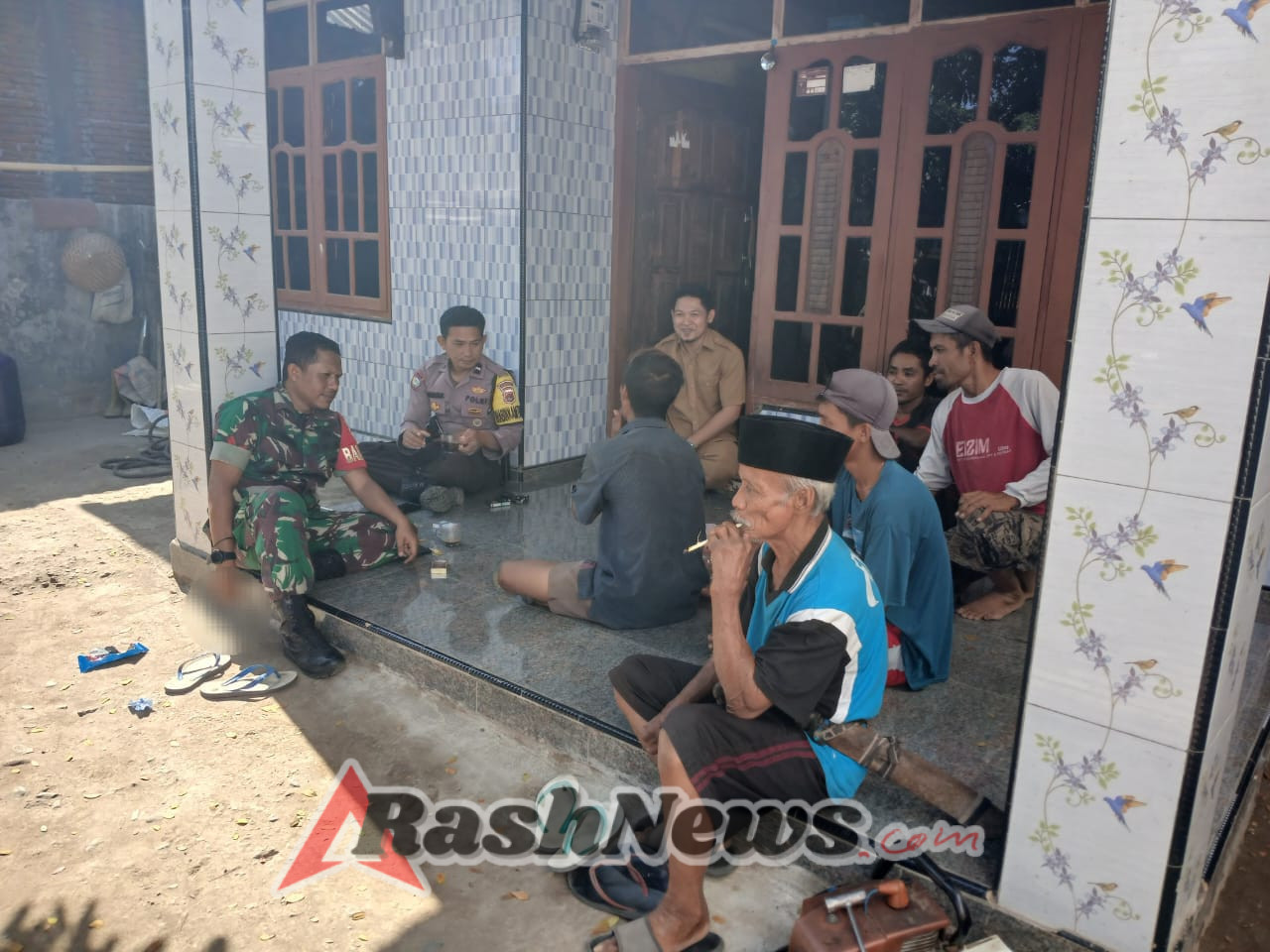 Babinsa Desa Buin Baru Ajak Warga Jaga Silaturahmi dan Waspada Bahaya Narkoba