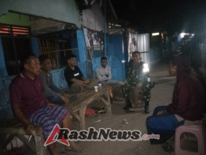 Patroli Malam Babinsa Woha Berjalan Lancar, Warga Merasa Aman dan Terlindungi