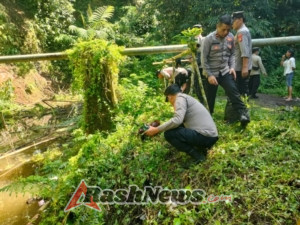 Polsek Susut Polres Bangli Gelar Bhakti Sosial Pasca Bencana Alam di Desa Penglumbaran