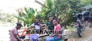 Komsos dan Pamwil Babinsa Ende, Wujudkan Rasa Aman dan Nyaman di Desa Maubasa Timur