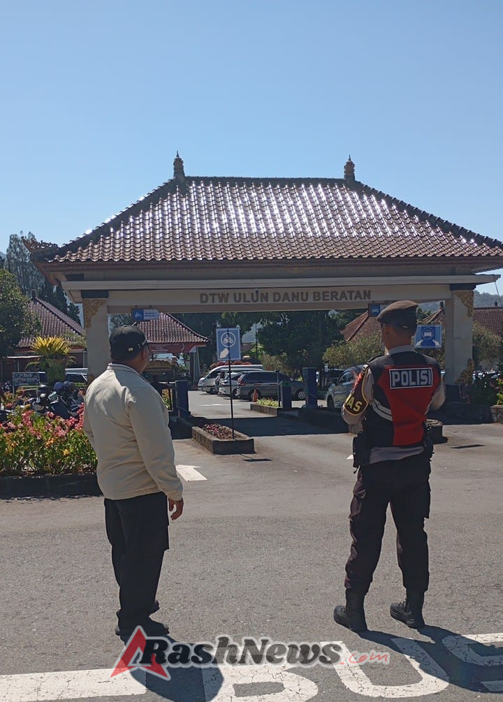 Kapolsek Baturiti pimpin Pengamanan Jalur di hari libur