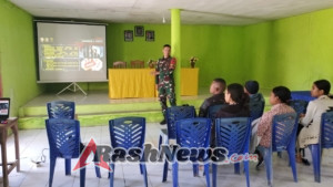 Yakinkan Batas Negara Aman, Pos Nananoe Berikan Sosialisasi Kepada Warga Perbatasan