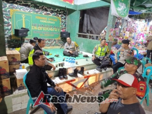 ‎Sertu Mohammad Subuh dan Aipda Rizal Pimpin Patroli Aman dan Tertib di Sekarteja