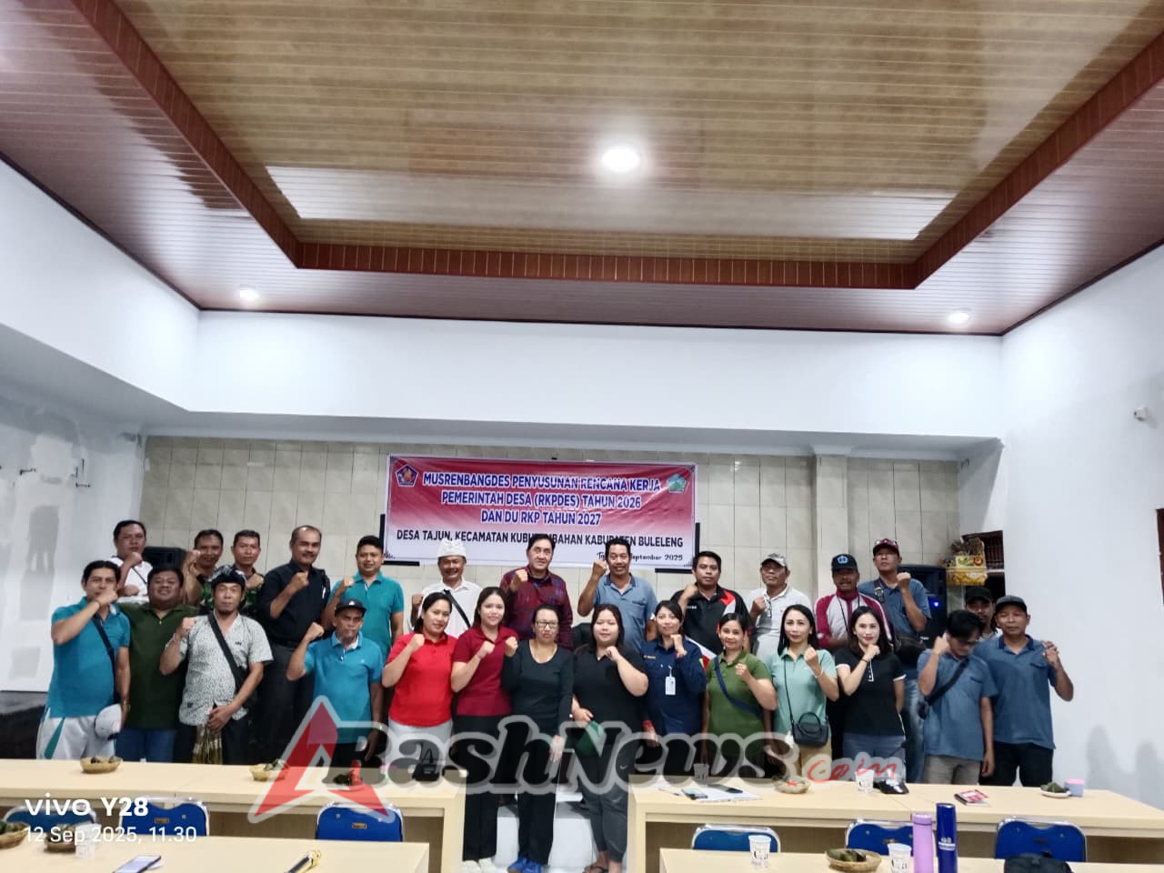 ​Wujud Kemandirian Desa, Babinsa Desa Tajun Dukung Penuh Musrenbang untuk RKPDes 2026
