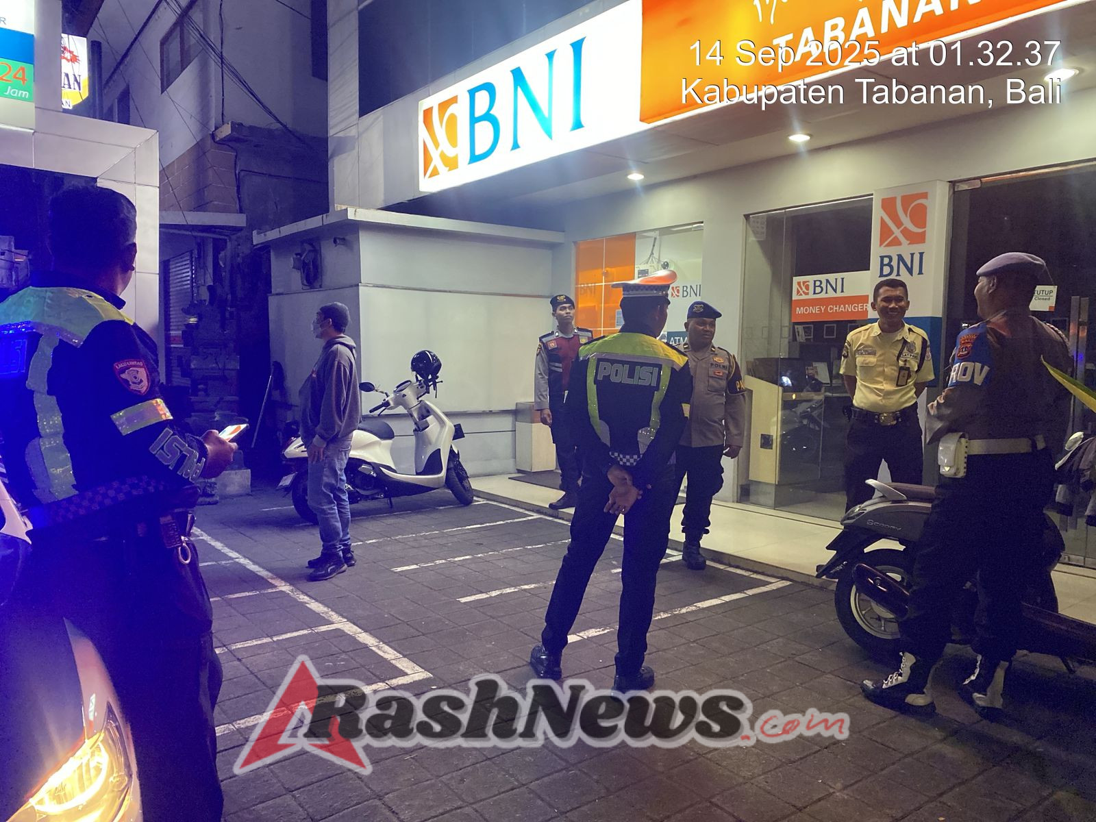 Blue Light Patrol Polres Tabanan, Cegah Kejahatan 3C di Wilayah Kota