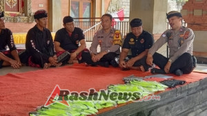 Minggu Kasih Sat Lantas Polres Badung, Gandeng Pecalang untuk Ciptakan Rasa Aman di Desa Adat