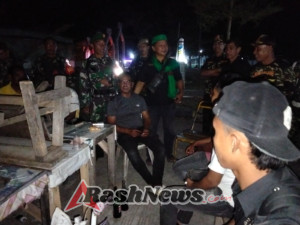 Apel Malam Koramil 1608-01, Wujud Sinergi TNI dan Masyarakat dalam Siskamling