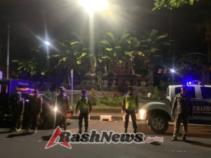 Patroli Skala Besar Gabungan Polri-Satpol PP Jaga Kamtibmas Karangasem