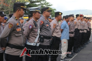 Polres Karangasem Gelar Apel Siaga Antisipasi Aktivitas Hari Libur