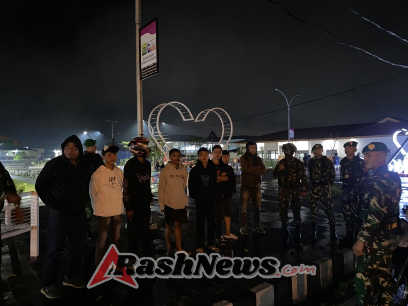 Kodim 1612/Manggarai Bersama Ormas Gelar Patroli Siskamling, Perkuat Sinergi Keamanan Wilayah