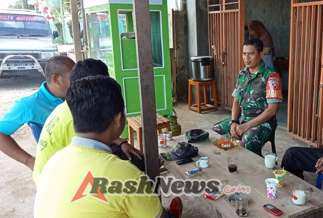 Babinsa Ranggo Perkuat Silaturahmi dan Jaga Kondusifitas Desa
