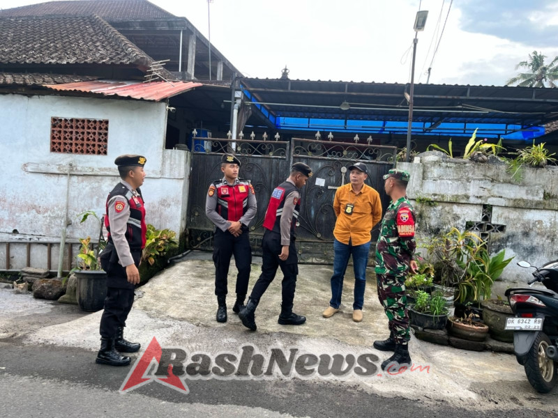 Patroli Terpadu Babinsa dan Bhabinkamtibmas Bebalang Pastikan Kelancaran Upacara Adat