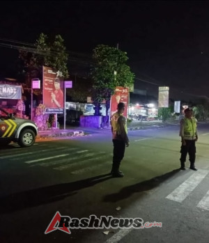 Antisipasi Gangguan Kamtibmas Polsek Penebel  Patroli Malam Hari
