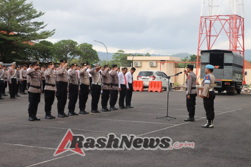 Polres Karangasem Gelar Apel Pagi Tersinkronisasi dengan Operasi Aman Nusa