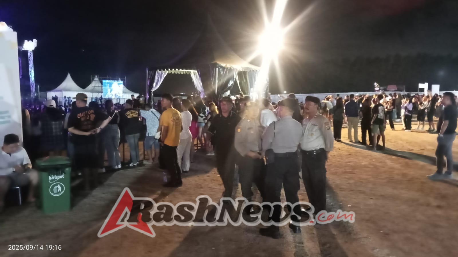 Polsek Denpasar Selatan Atensi Sunday Market X-Mas di Pantai Mertasari