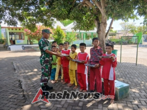 Sinergi Babinsa dengan Sekolah, SDN 12 Kuang Gelar Program Makan Bergizi Gratis