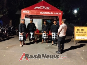 Satuan Binmas Polres Bangli Laksanakan Sambang dan Koordinasi dengan Pecalang di Banjar Kawan