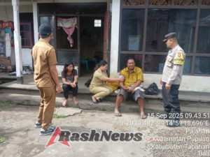 Polri Untuk Masyarakat, Polsek Pupuan Ikut Serta Dalam Pendampingan ODGJ di Desa Pajahan