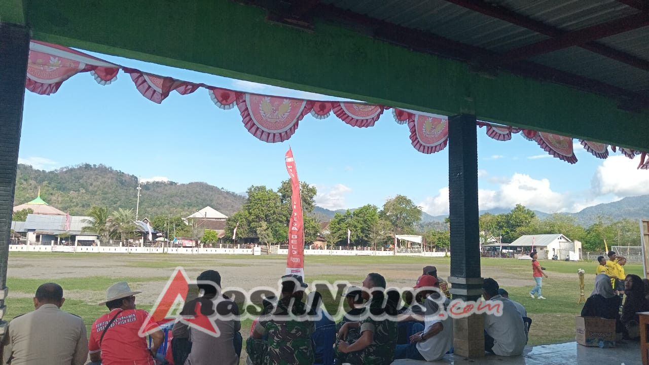 TNI dan Masyarakat Bersinergi, Turnamen Kades Cup I Desa Belo Berjalan Lancar
