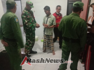 Patroli Malam Hari, Babinsa Semarapura Kangin Sasar Titik Keramaian Dan Duktang