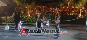 Polsek Kuta Utara Patroli Cegah Kriminalitas Di Jalur Wisata Jalan Pura Dalem Canggu