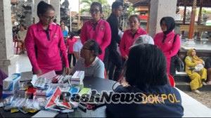 Pelayanan Kesehatan Bagi Warga Terdampak Banjir Dari Sidokkes Polresta Denpasar