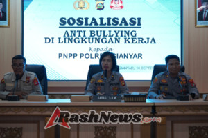 Polres Gianyar Gelar Sosialisasi Anti Bullying di Lingkungan Kerja