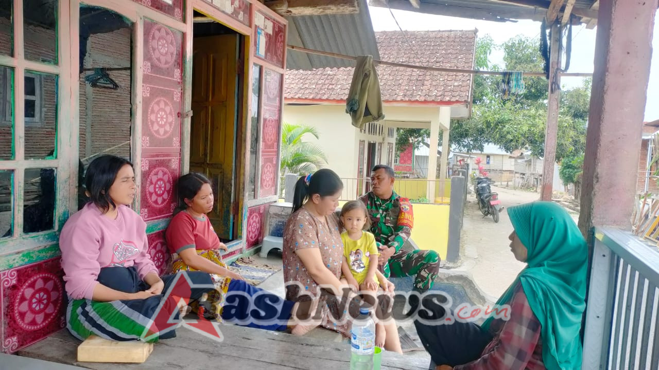 Babinsa Aktif di Lapangan, Desa Mantar Tetap Aman dan Kondusif