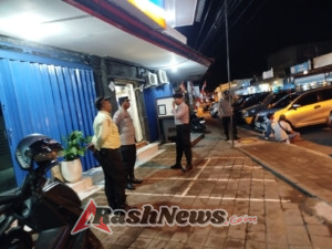 Polsek Kawasan Pelabuhan Padangbai Gelar Blue Light Patrol untuk Cegah Gangguan Kamtibmas