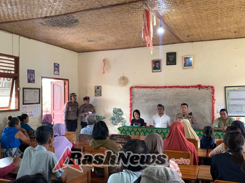 Polwan Polres Tabanan Gelar Bakti Sosial dan Kesehatan untuk Warga Terdampak Banjir