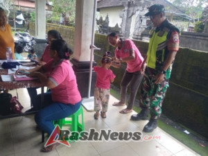 Babinsa Sidan Tegaskan Komitmen Dukung Kesehatan Masyarakat Desa Binaan